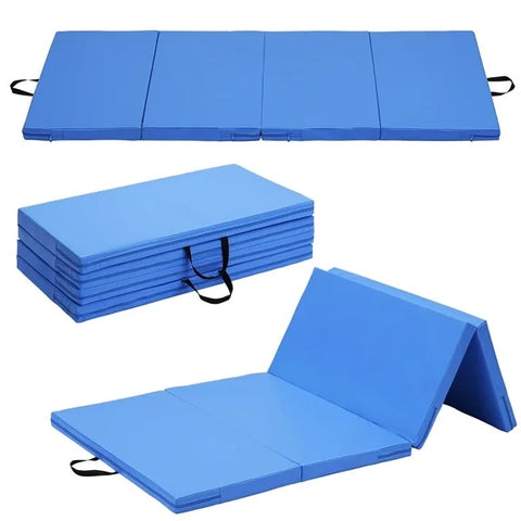 Ainfox Folding Exercise Mats, Gymnastics Tumbling Mats, Aerobics Stretching Yoga Mat