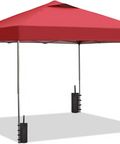 Ainfox 10 x 10 ft Pop-Up Canopy  Patio Canopy With 4 Sand bags For Patio,Garden,Party