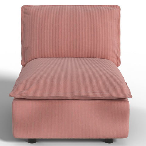 Ainfox Module Sofa Oversized Sectional Sofa Pink For Living Room