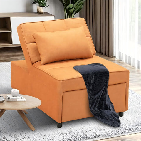 Anifox Recline Sofa Bed Sleeper Chair for Living Room, Small Apartments and Office