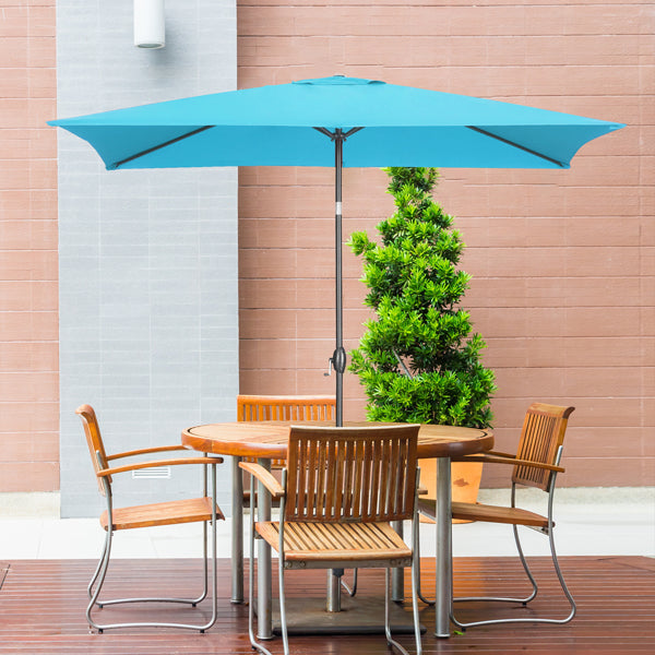 9FT Patio Umbrella Without Base with Tilt and Crank Outdoor Umbrella