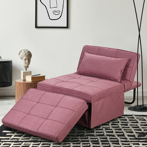 Ainfox 71inch Convertible Sofa Bed Navy Blue,4-in-1 Folding Sofa