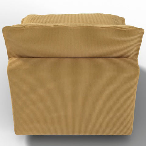 Ainfox Module Sofa Oversized Sectional Sofa Yellow For Living Room