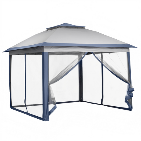 Ainfox 11Ft X 11Ft Steel Frame Pop-up Canopy