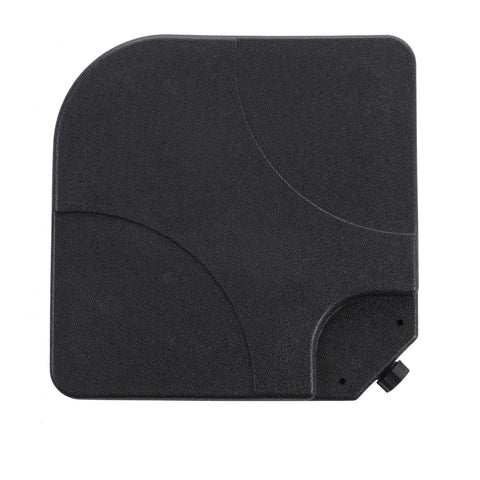 Ainfox 4pcs Cantilever Offset Patio Market Stand with U Locking Shape Weights Water, Umbrella Square Base