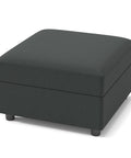 Ainfox Modular Sectional Sofa Ottoman with Storage Seat Convertible Sectional Couch