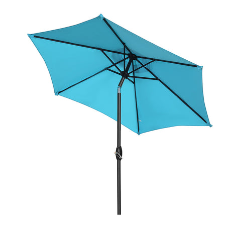 Ainfox 7.5FT/9FT Patio Umbrella Outdoor Table Umbrella,Market Umbrella with Push Button Tilt and Crank