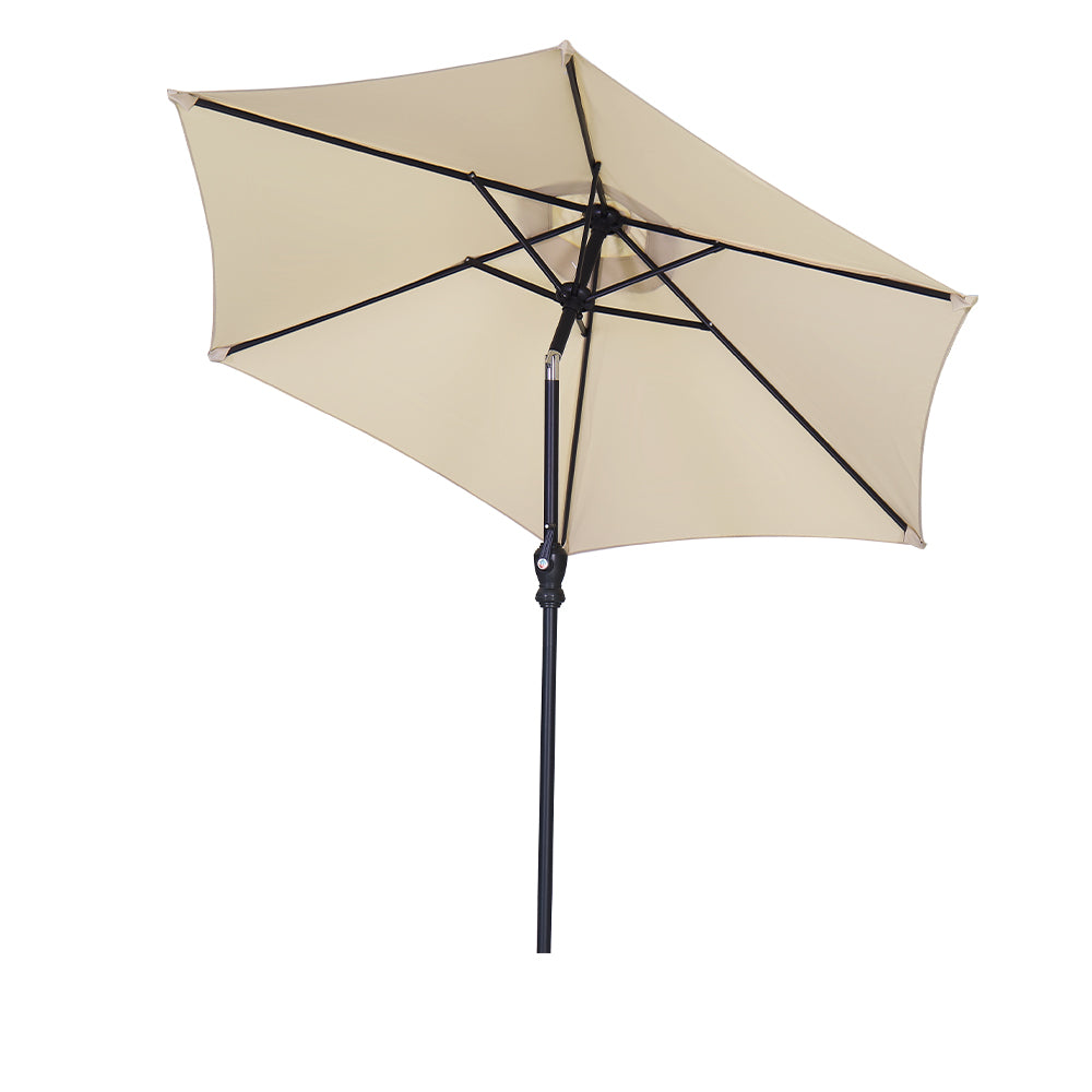 7.5FT 9FT Patio Umbrella Outdoor Table Umbrella Market Umbrella Push Button Tilt Crank