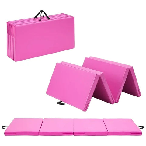 Ainfox Folding Exercise Mats, Gymnastics Tumbling Mats, Aerobics Stretching Yoga Mat