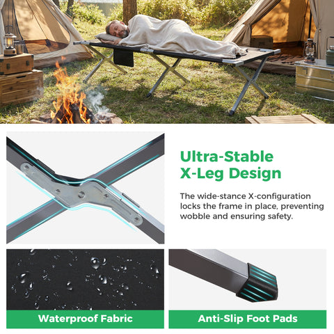 Ainfox camping cot camping bed
