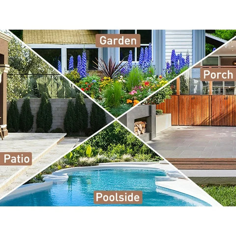Ainfox 4-Piece Outdoor Patio Furniture Sofa Set, Includes 2 Swivel Glider Chairs,1 Tempered Glass-top Coffee Table and 1 Rocking Loveseat