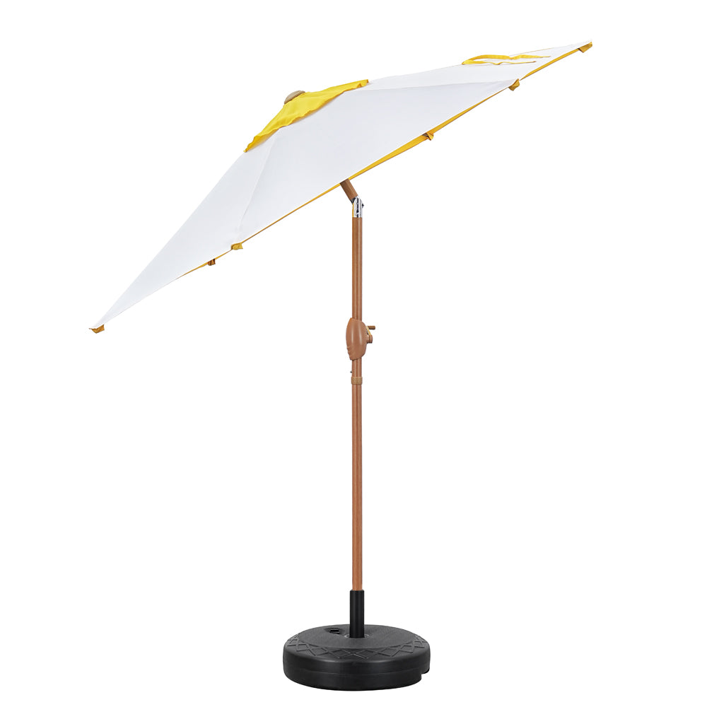 7.5 ft Contrast Patio Umbrella Tilt Umbrella Base