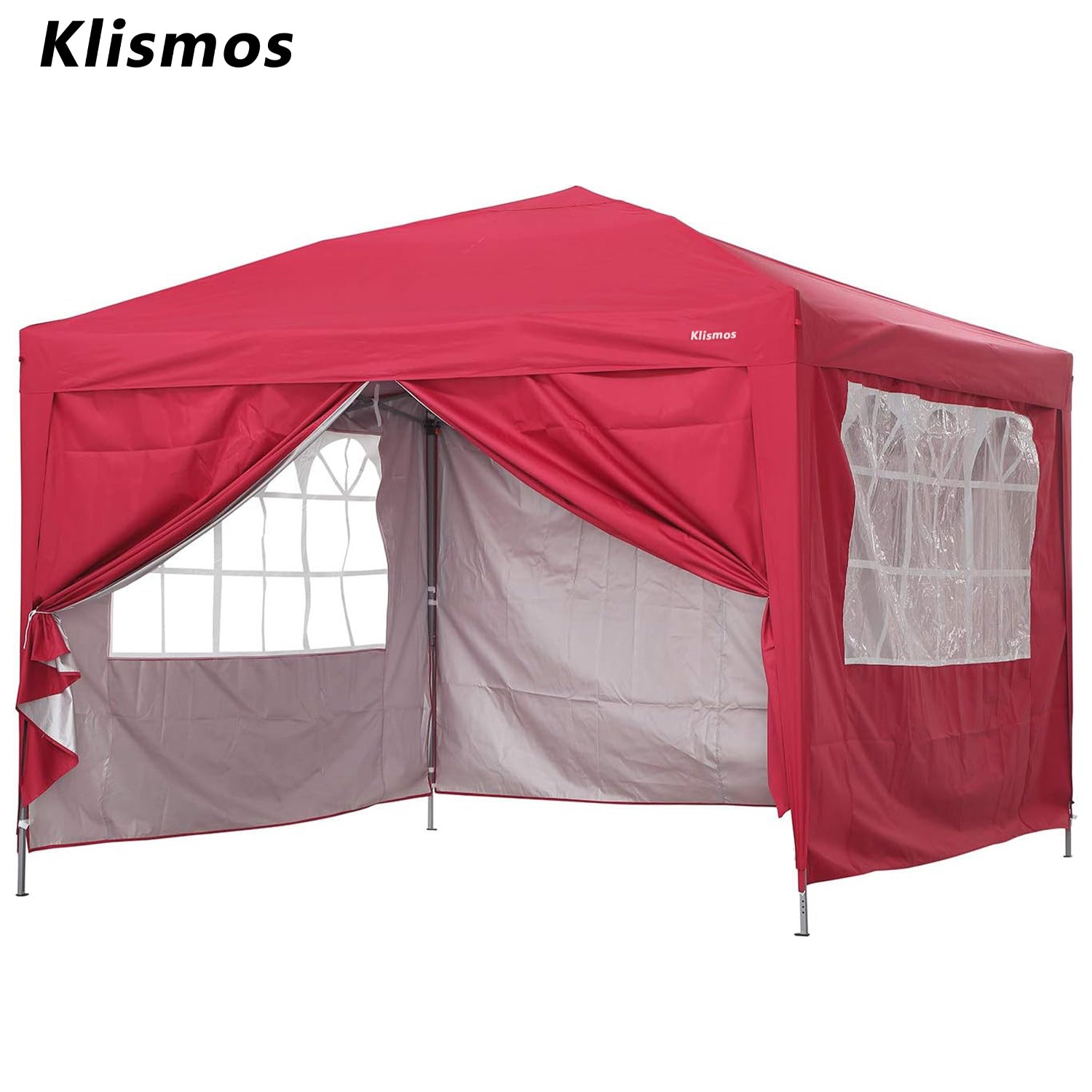 Klismos 10ft X 10ft Pop Up Canopy Patio Garden Beach Outdoor Indoor Four Sidewalls