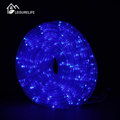 LEISURELIFE Indoor Outdoor Waterproof LED Strip Lights Rope Lights Decorative Lighting Kit