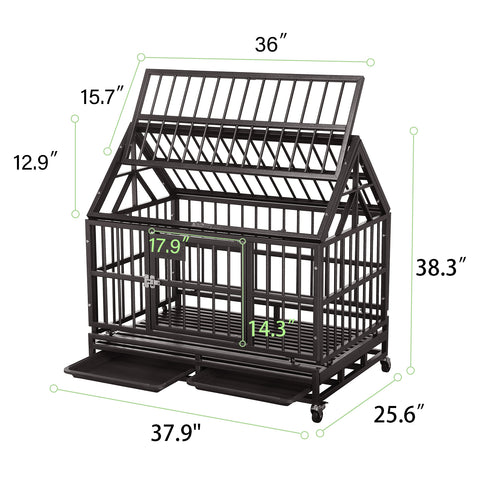 Pupzo Doga Cage For Indoor Outdoor