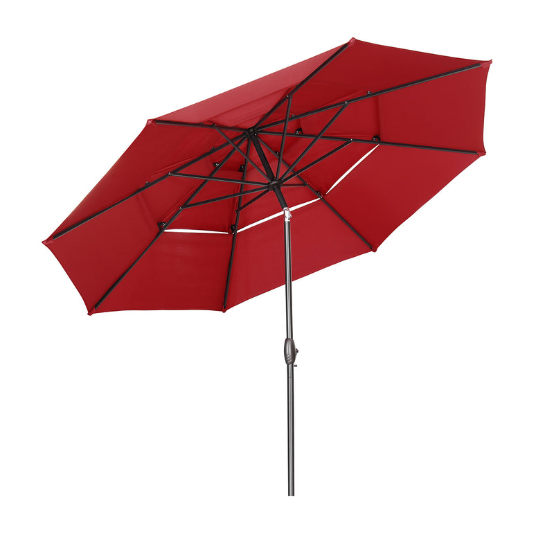 10ft patio umbrella red for outdoor