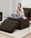 6 in 1 Convertible Sofa Bed with Adjustable Backrest Modern Convertible Chair for Living Room Apartment Office