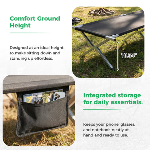 Ainfox camping cot camping bed