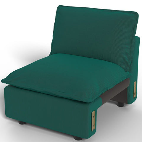 Ainfox Module Sofa Oversized Sectional Sofa Green For Living Room