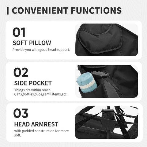 Ainfox 2 PCS Patio Furniture Patio Chair Swing Chair Hammock Chair For Indoor Outdoor