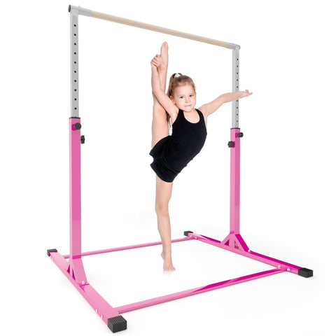 Ainfox Kip Bar Adjustable Height Fitness Gymnastics Training Bar Horizontal Kip Bar for Kids