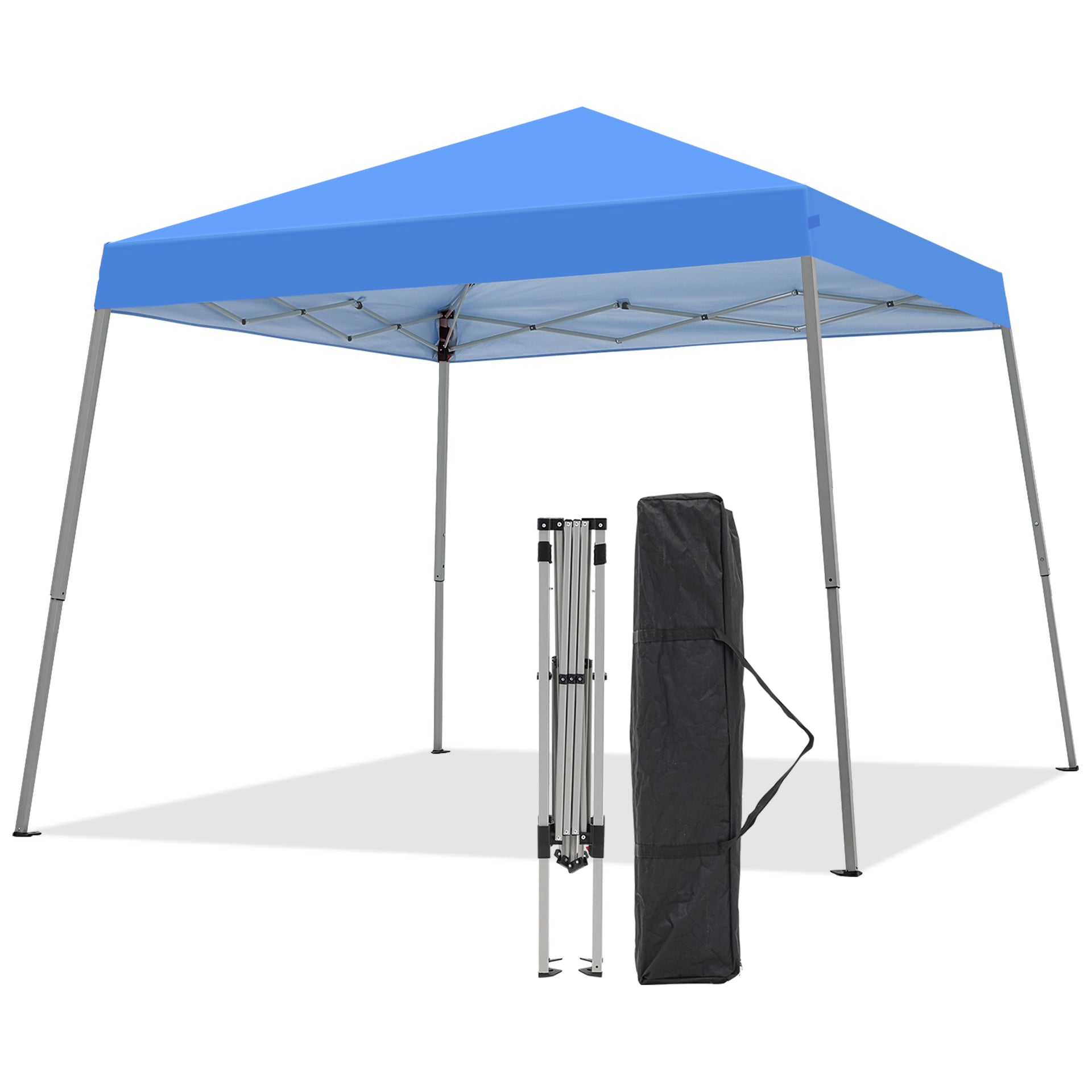 10x10 Pop Up Canopy Tent Easy Set up Outdoor Coated Beach Gazebos Pool Events Parties Camping