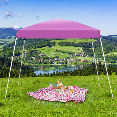 Ainfox Pop Up Canopy Outdoor Instant Tent Slant Legs Portable Gazebo Shelter for Patio Deck Garden and Beach