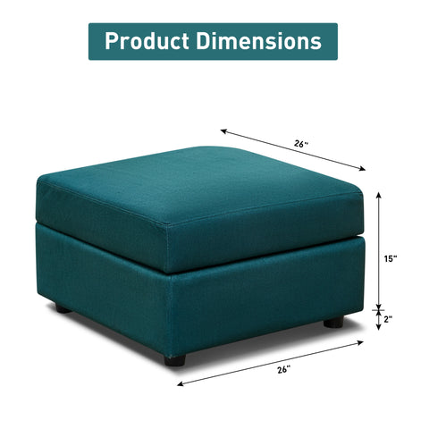 Ainfox Modular Sectional Couches for Living Room,  Convertible Sleeper Sofa Bed with Storage