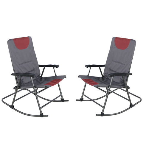 Ainfox Oversized Chair Folding Chair Rocking Chair Camping Chair Portable Chair Outdoor Chair Rocker Chair