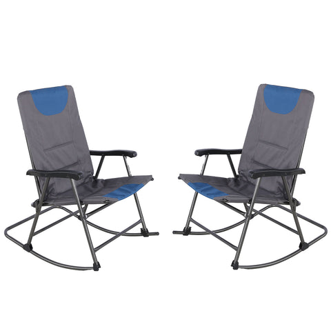 Ainfox Oversized Chair Folding Chair Rocking Chair Camping Chair Portable Chair Outdoor Chair Rocker Chair