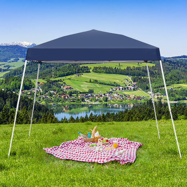 Ainfox Pop Up Canopy Outdoor Instant Tent Slant Legs Portable Gazebo Shelter for Patio Deck Garden and Beach