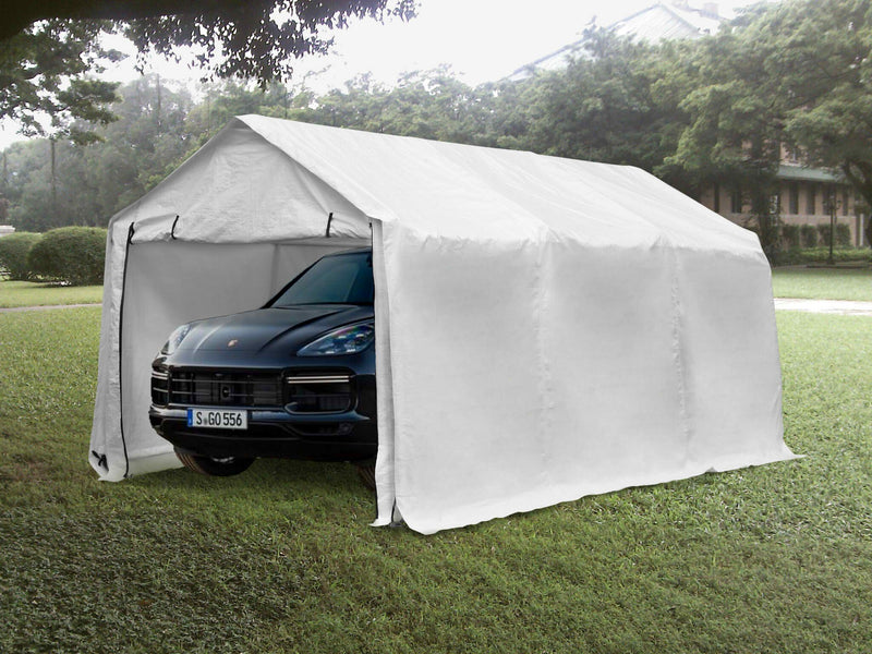 Ainfox 17x10ft Heavy Duty Enclosed Carport Canopy with Sidewalls Waterproof Garage Car Shelter Storage shed