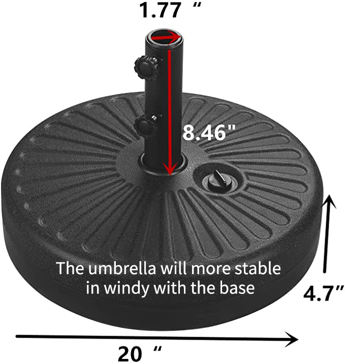 Ainfox 9FT Patio Umbrella Outdoor Table Umbrella with Push Button Tilt and Crank for Garden, Lawn, Deck, Backyard & Pool
