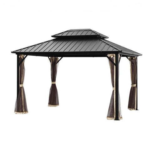 Ainfox 12 Ft. W x 10 Ft. D Aluminum Patio Gazebo